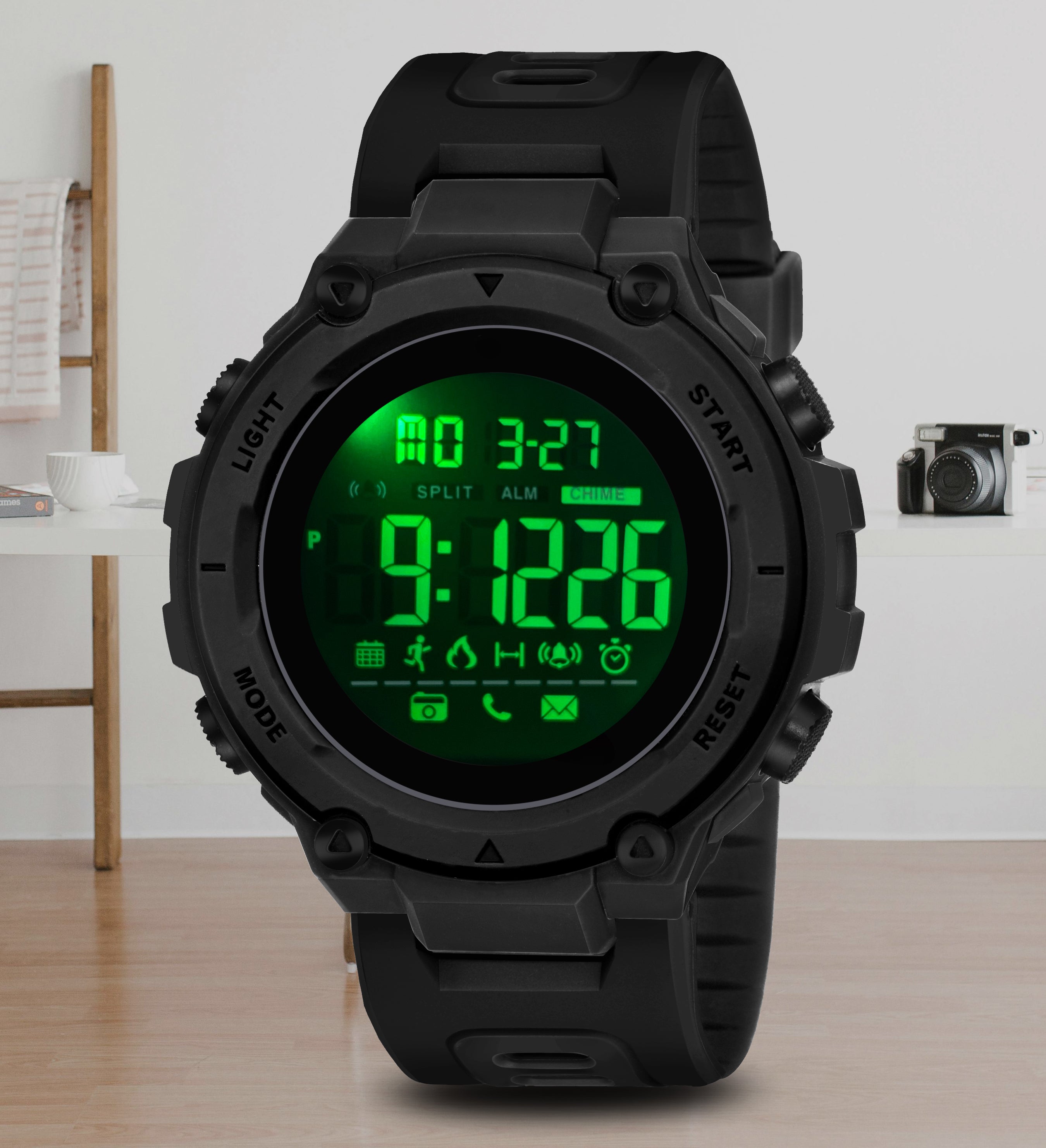 Harbor 9098 Black Strap Digital Watch