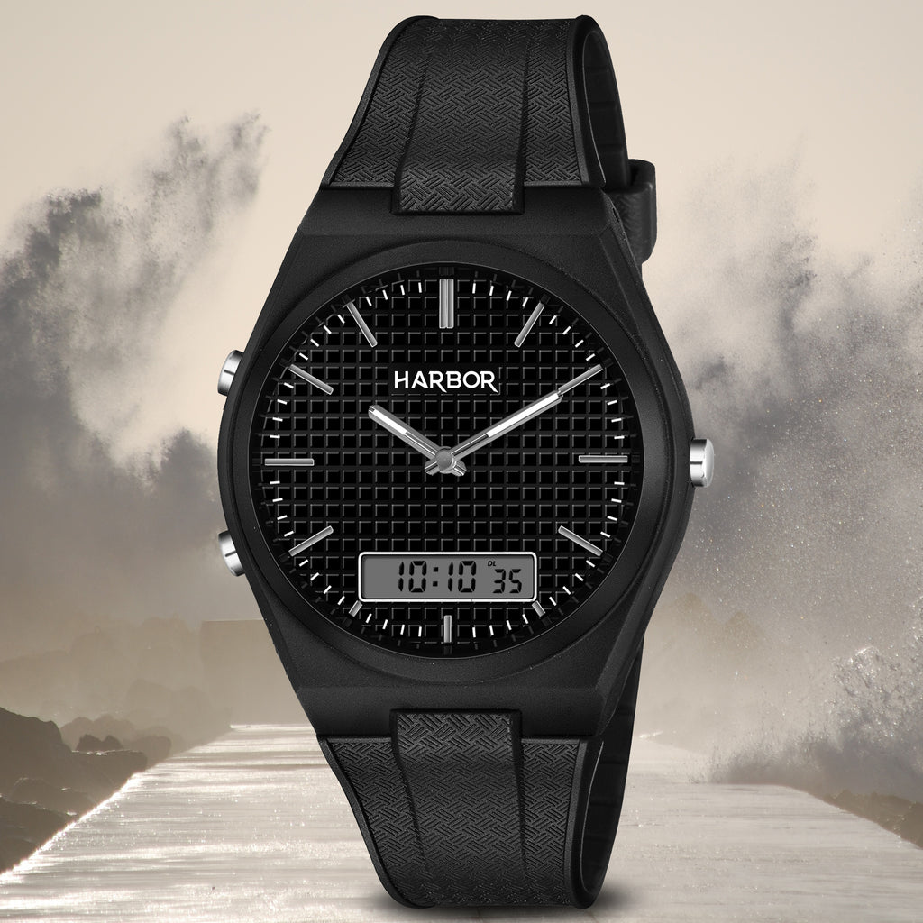 Harbor 9153 Black Analog-Digital Watch