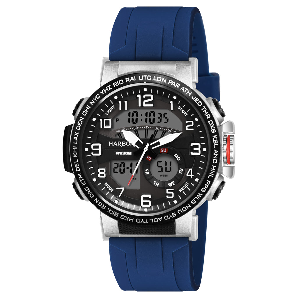 Harbor 1001 Blue Strap Watch