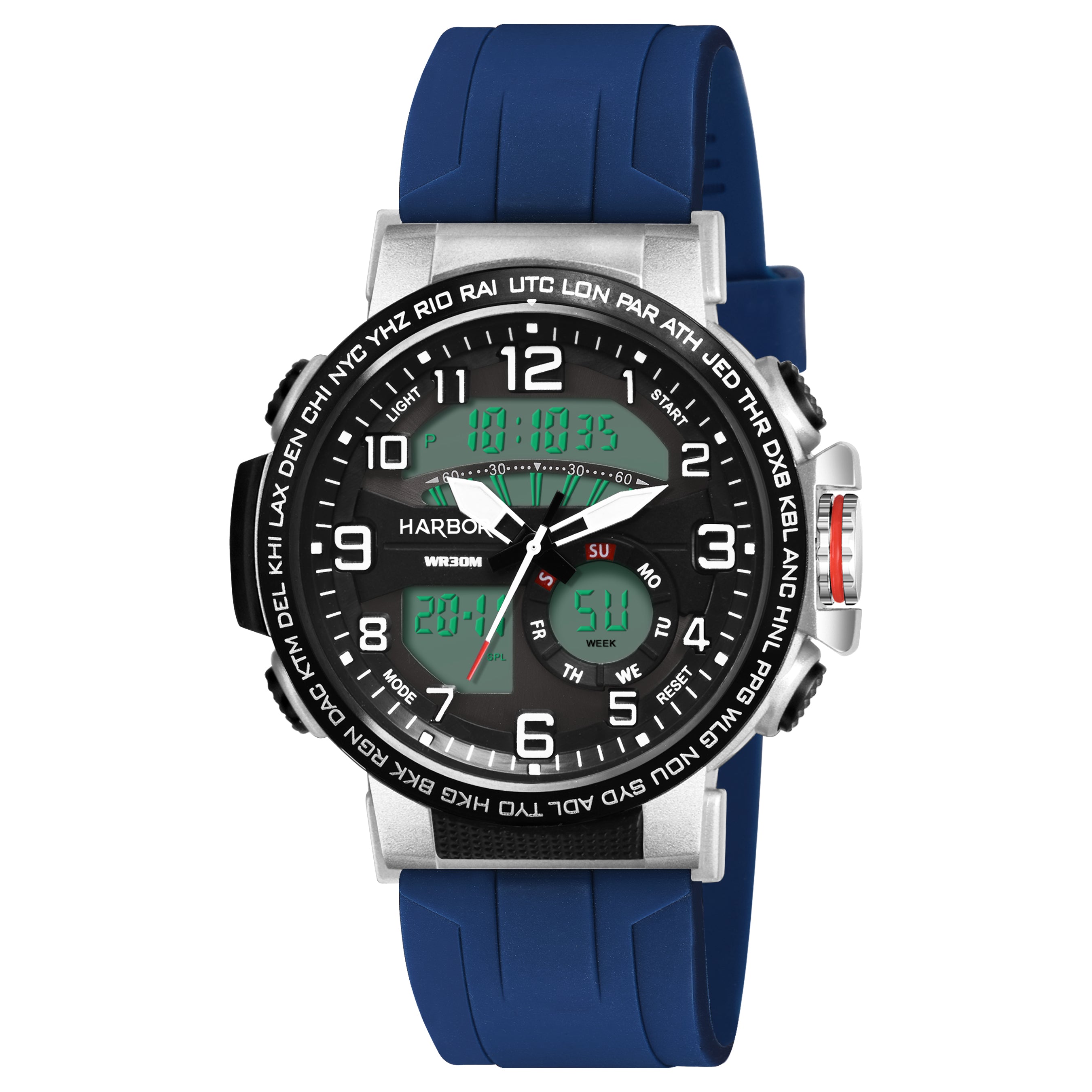 Harbor 1001 Blue Strap Watch