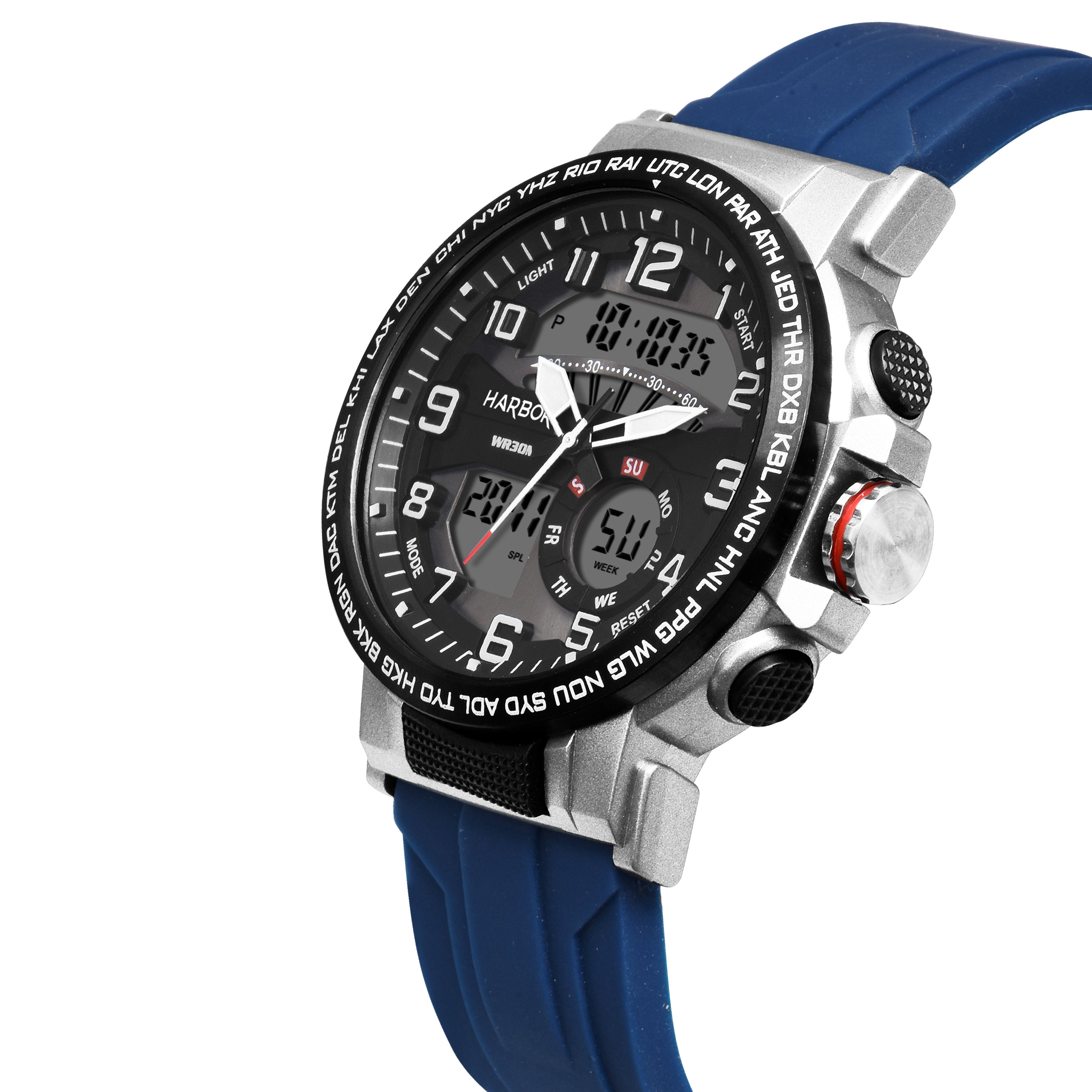 Harbor 1001 Blue Strap Watch
