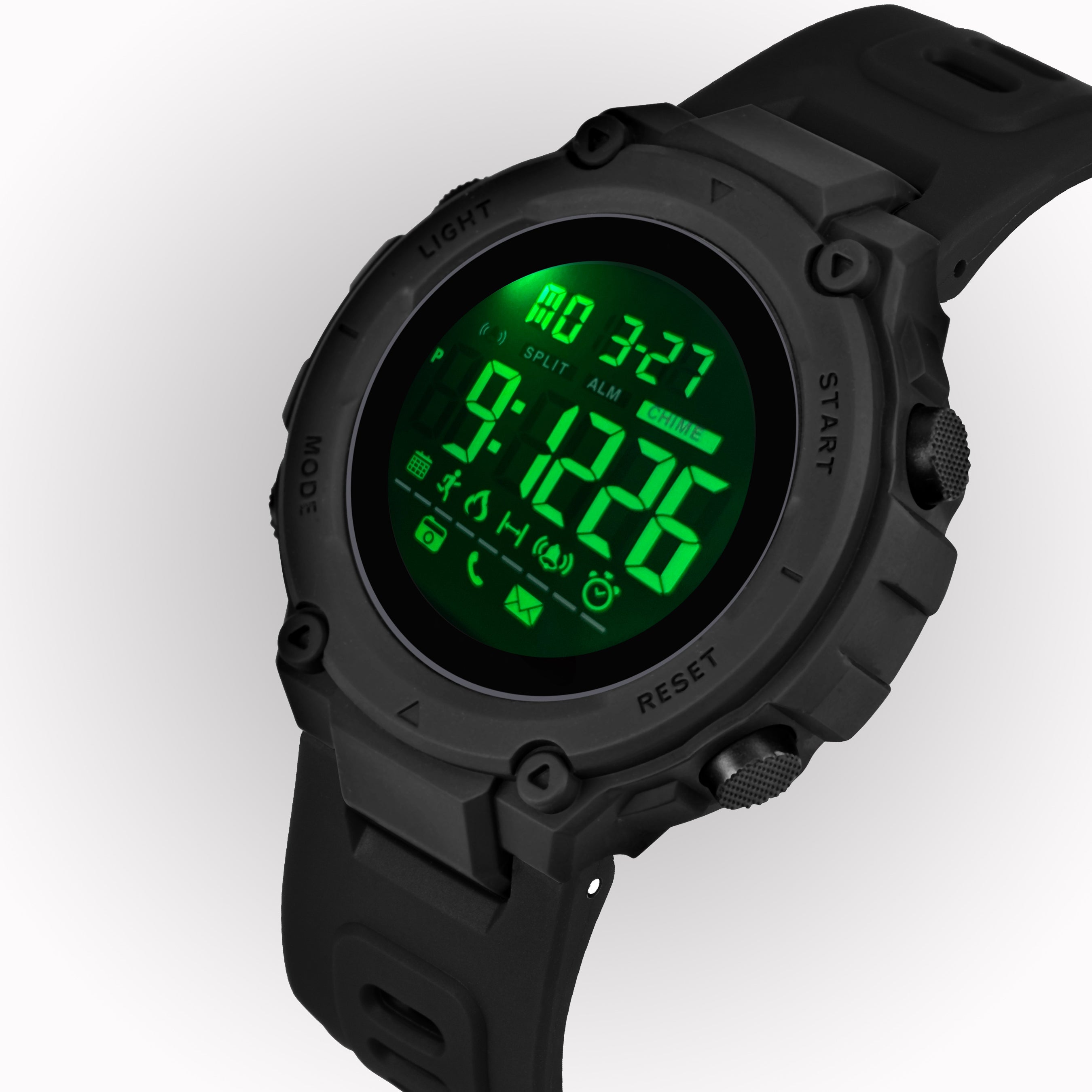 Harbor 9098 Black Strap Digital Watch