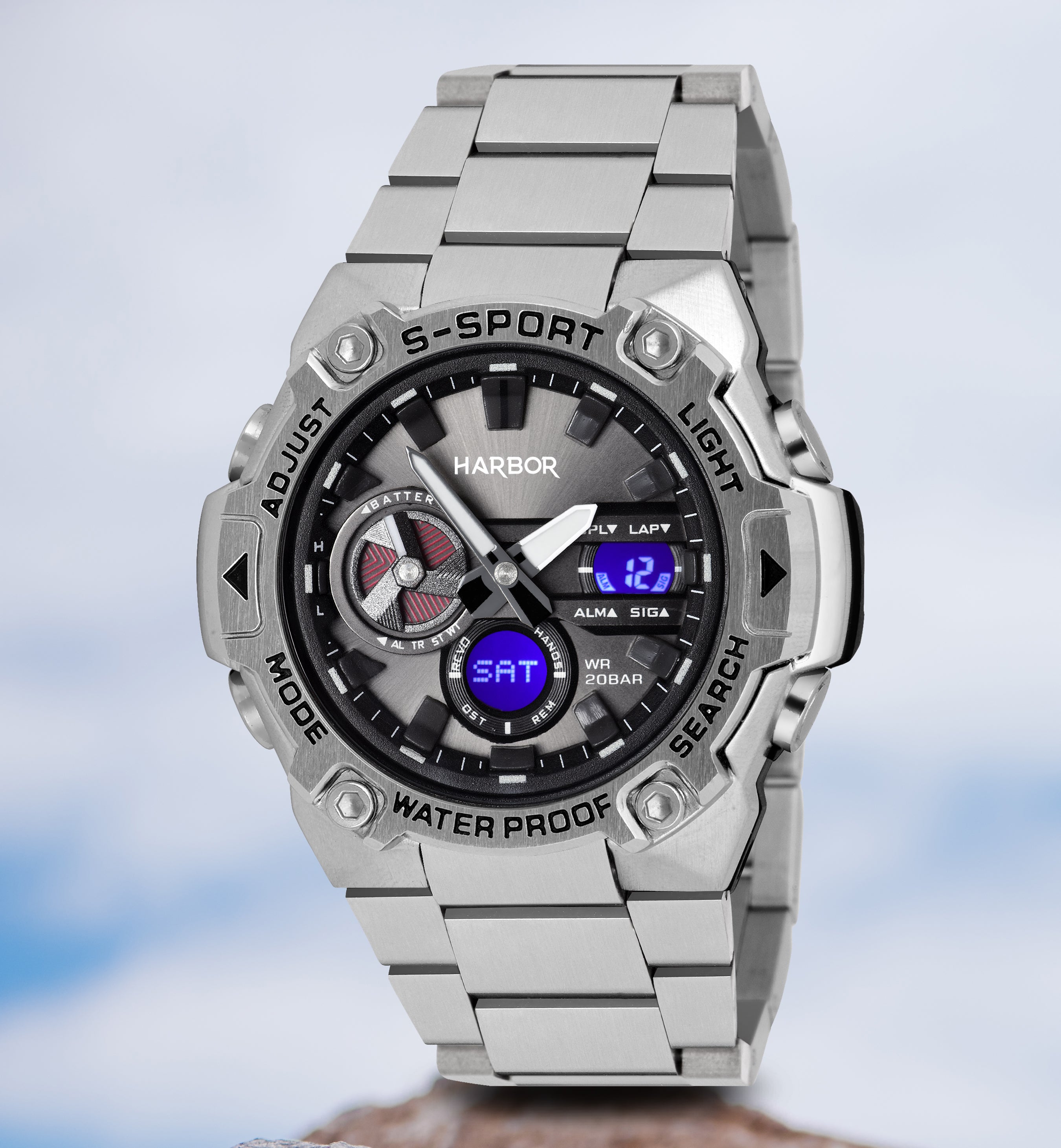 Harbor 9125 Stainless Steel Watch