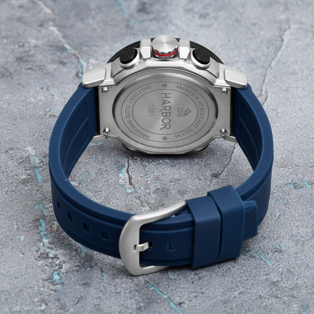 Harbor 1001 Blue Strap Watch