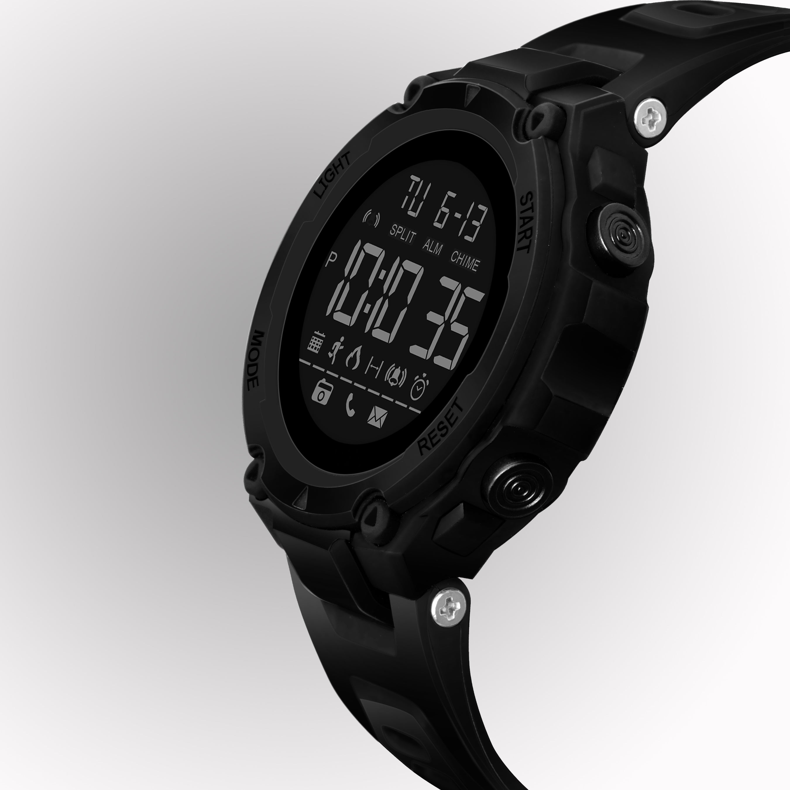 Harbor 9098 Black Strap Digital Watch