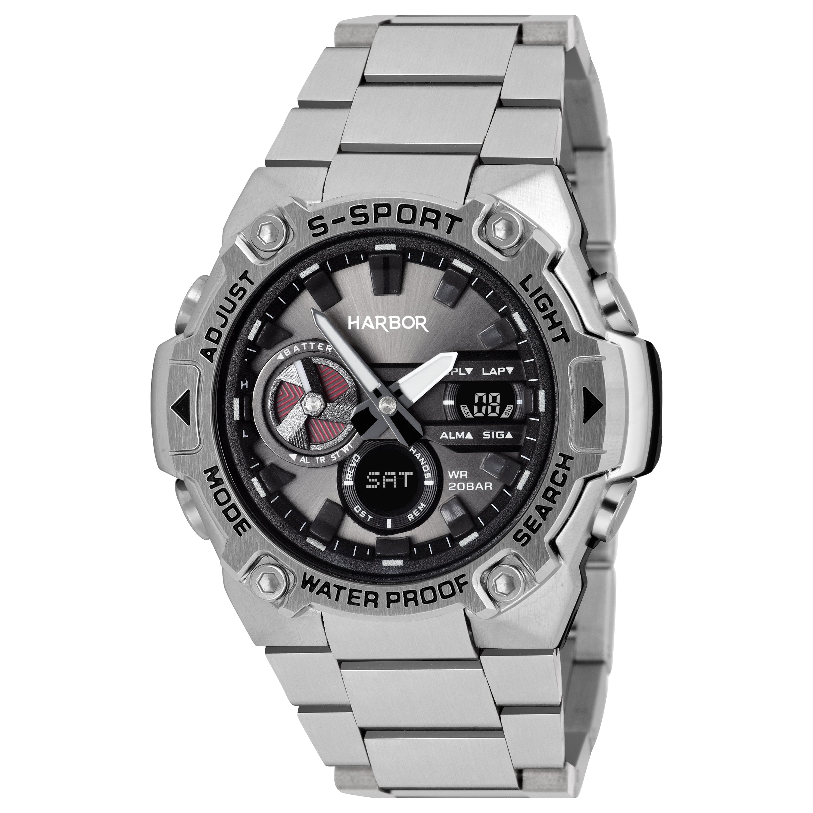 Harbor 9125 Stainless Steel Watch