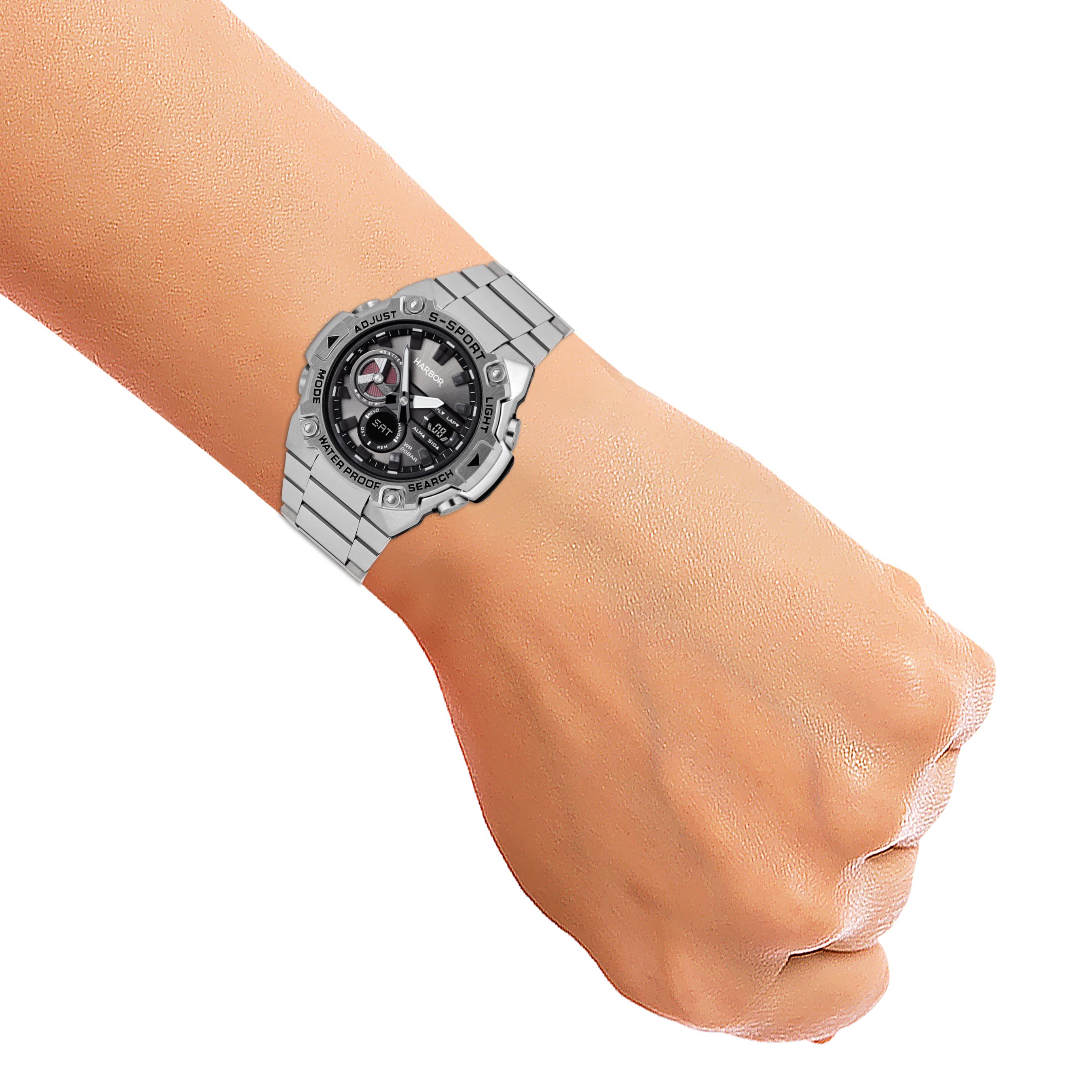 Harbor 9125 Stainless Steel Watch