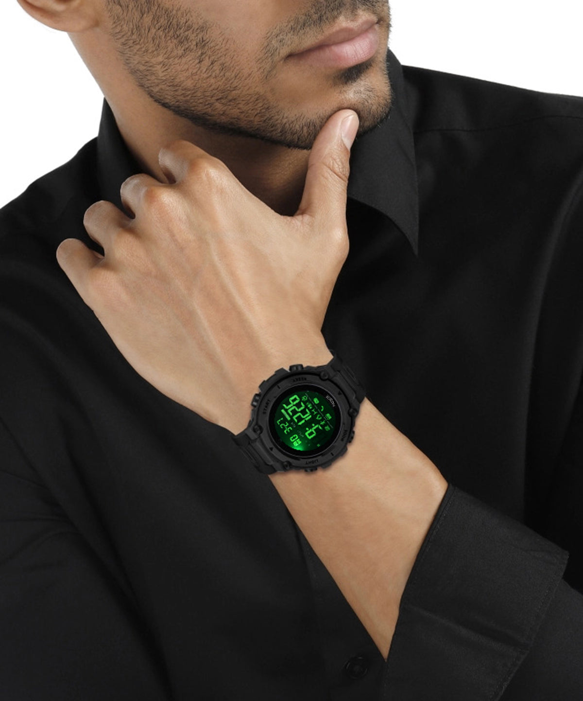 Harbor 9098 Black Strap Digital Watch