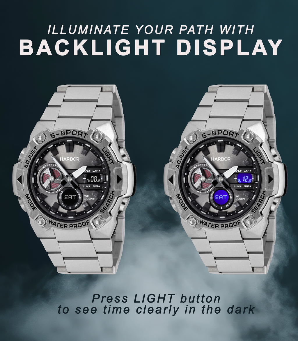 Harbor 9125 Stainless Steel Watch