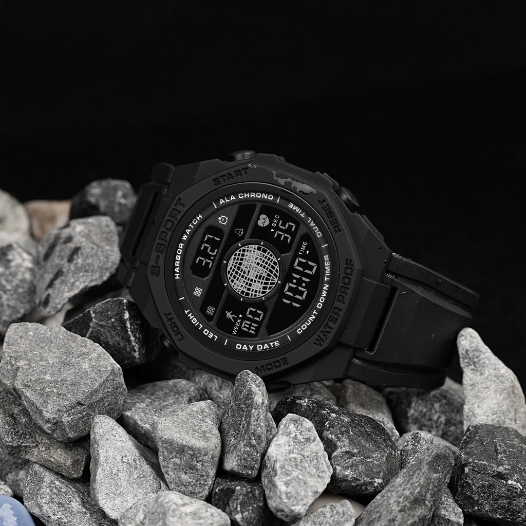 Harbor 9134 Black Digital Watch