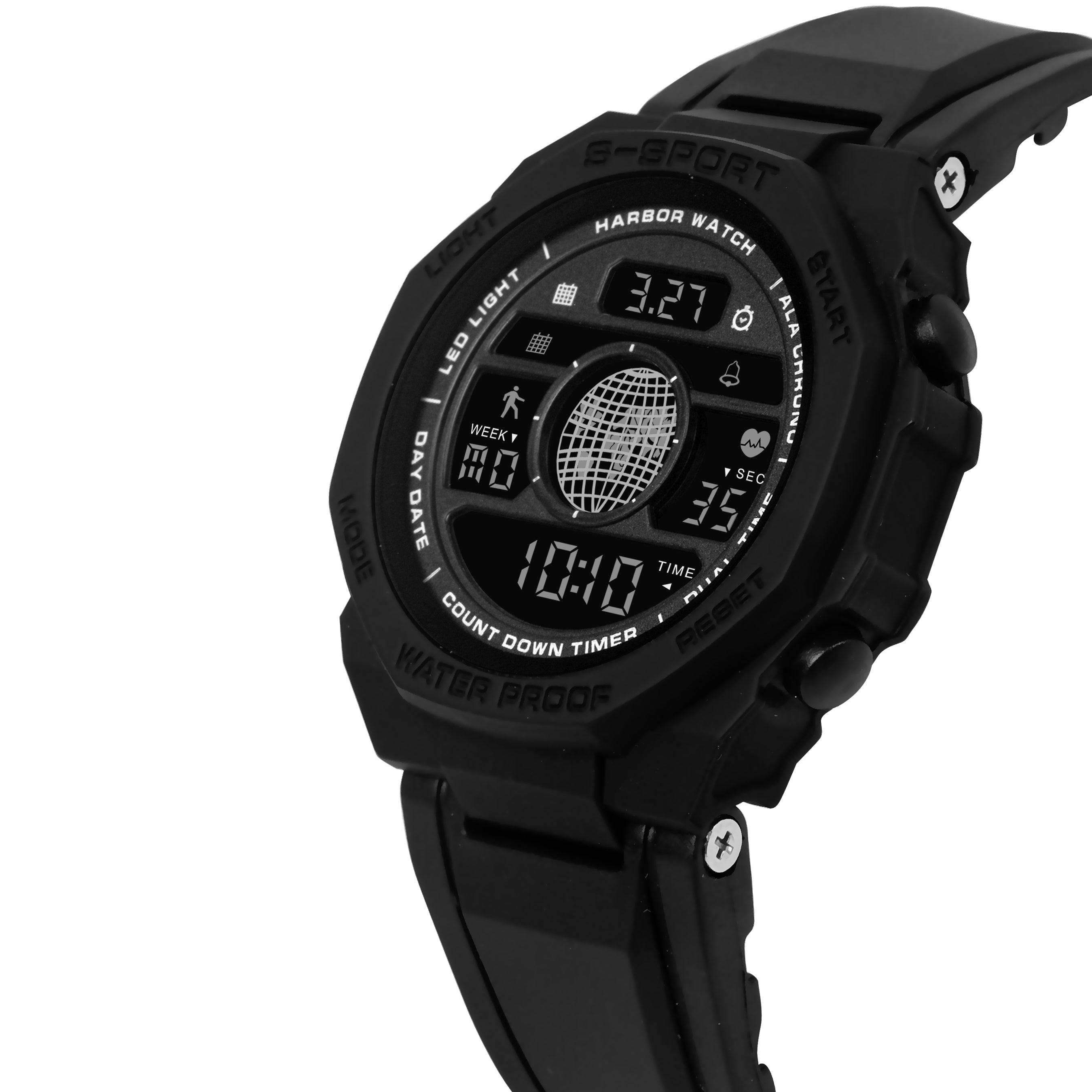Harbor 9134 Black Digital Watch