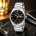 Harbor 1008 Black Dial Golden Mark Automatic Watch For Men