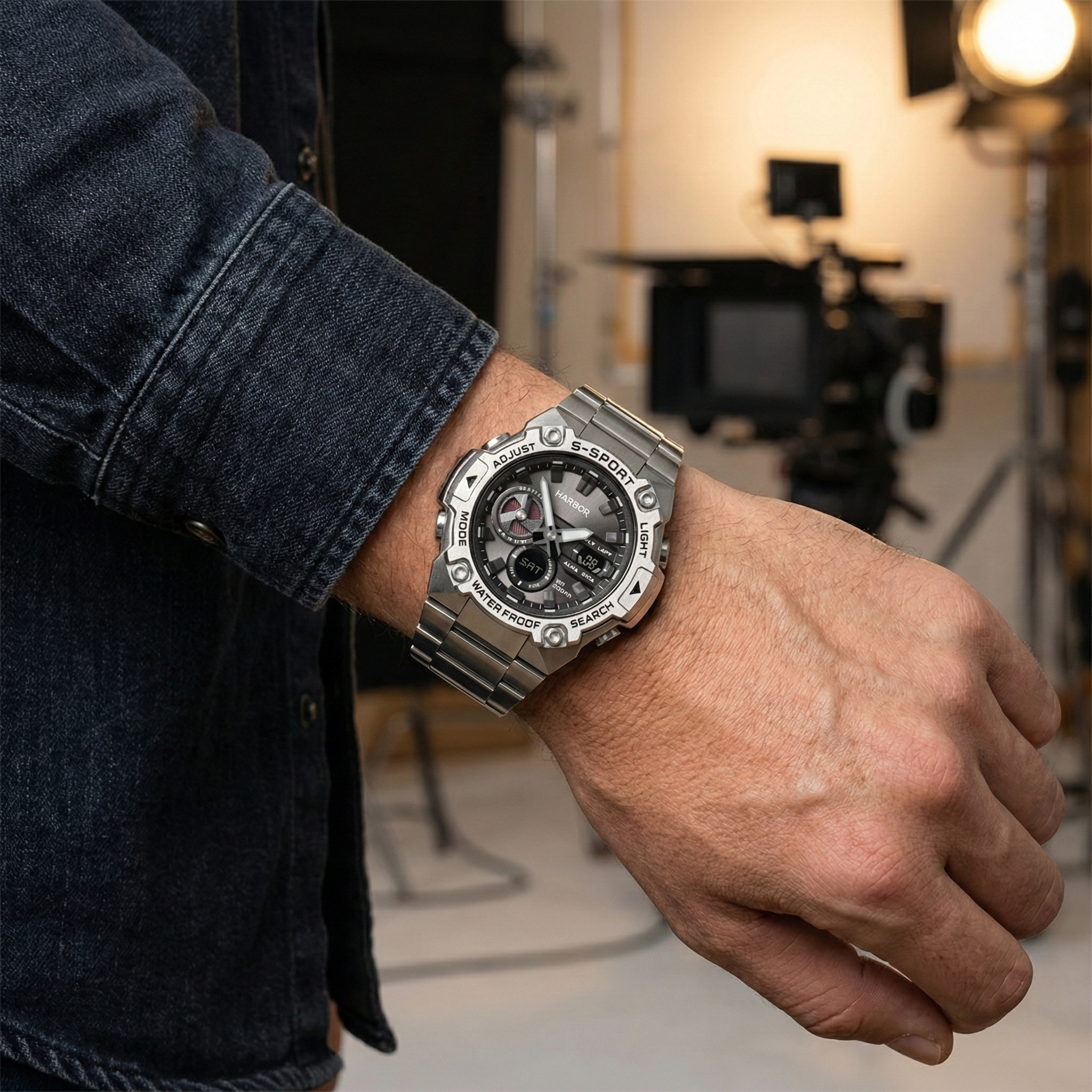 Harbor 9125 Stainless Steel Watch