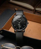 Harbor 1004 Full Black Slim Analog Wrist Watch