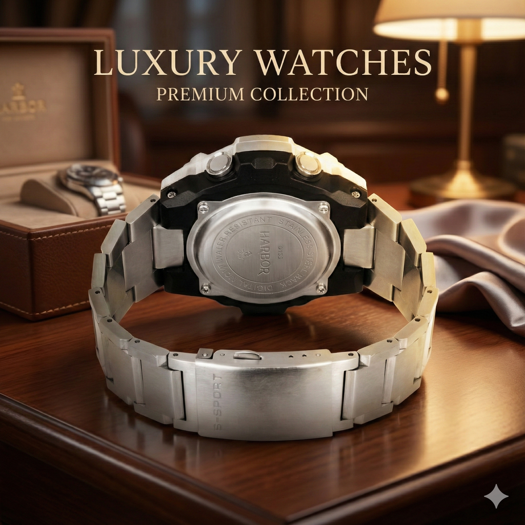 Harbor 9125 Stainless Steel Watch