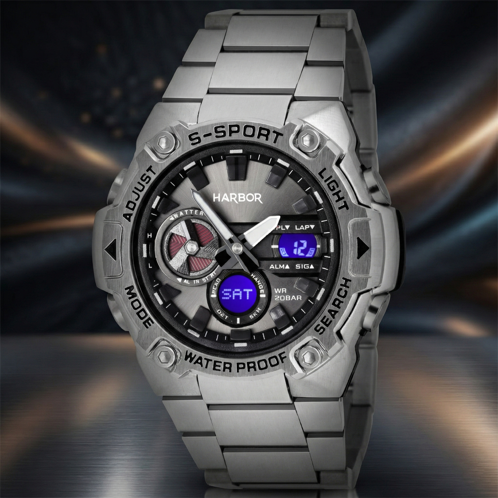 Harbor 9125 Stainless Steel Watch