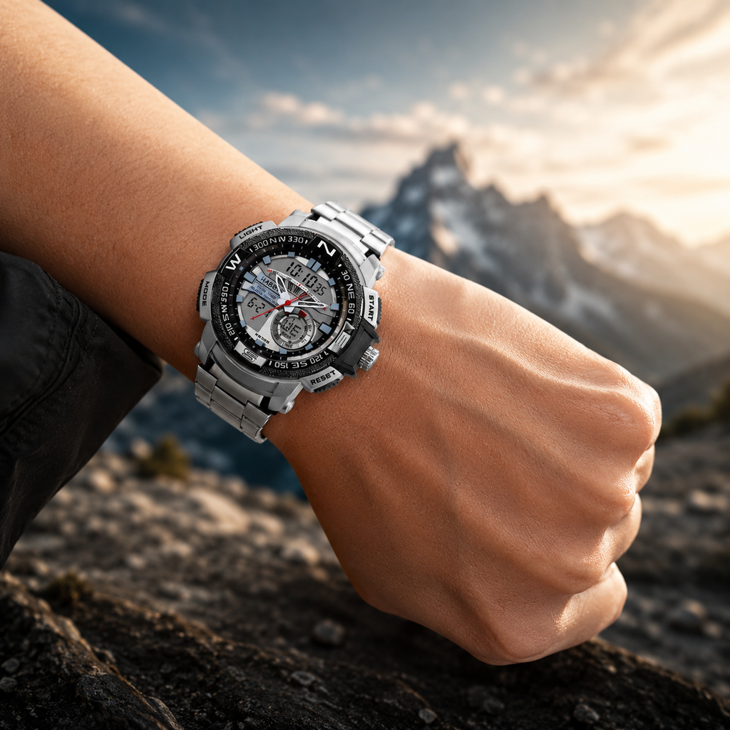 Harbor 1007 Dual Time Sports Watch For Men