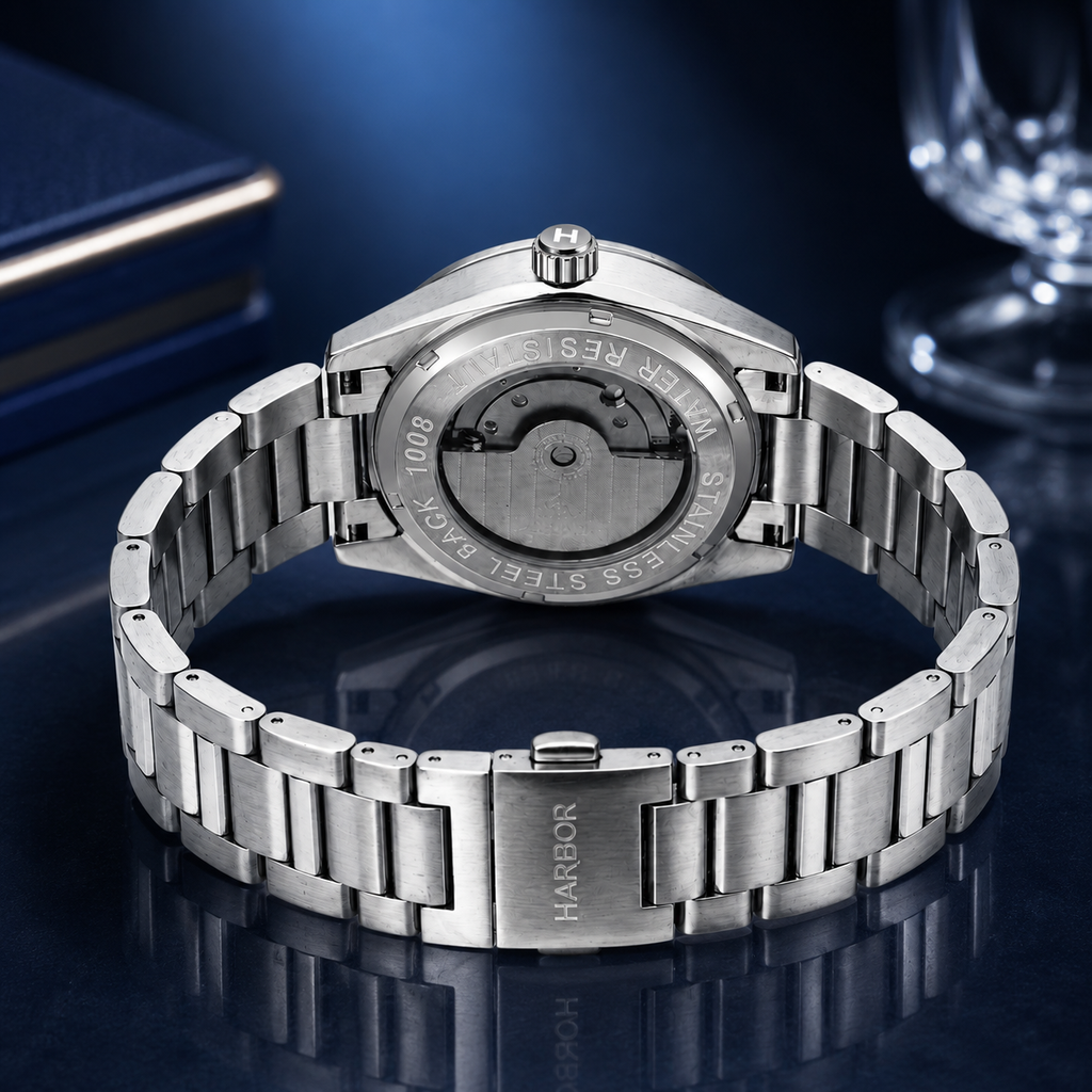 Harbor 1008 Blue Dial Automatic Wrist Watch For Men