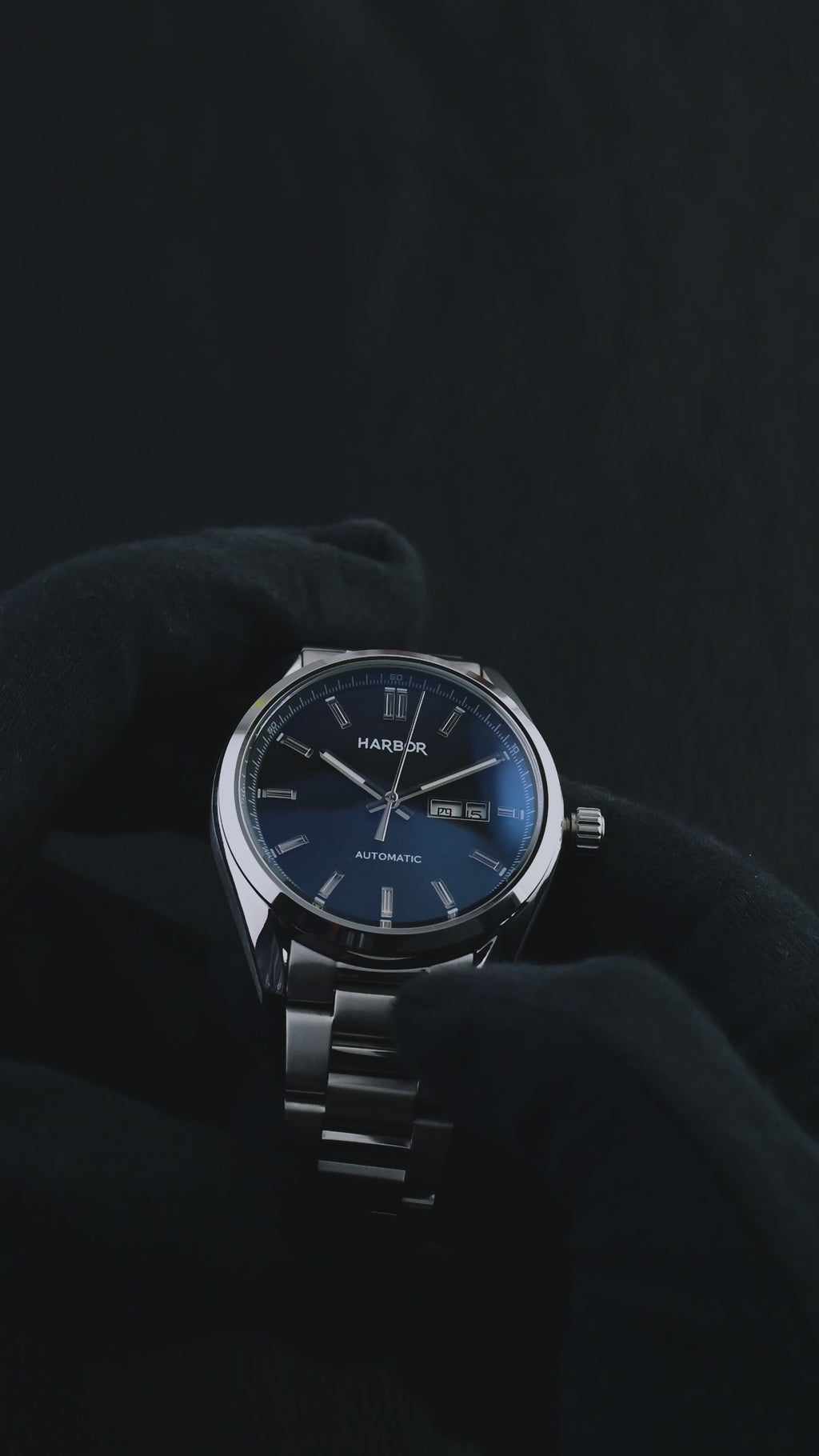 Harbor 1008 Black Dial Automatic Watch For Men