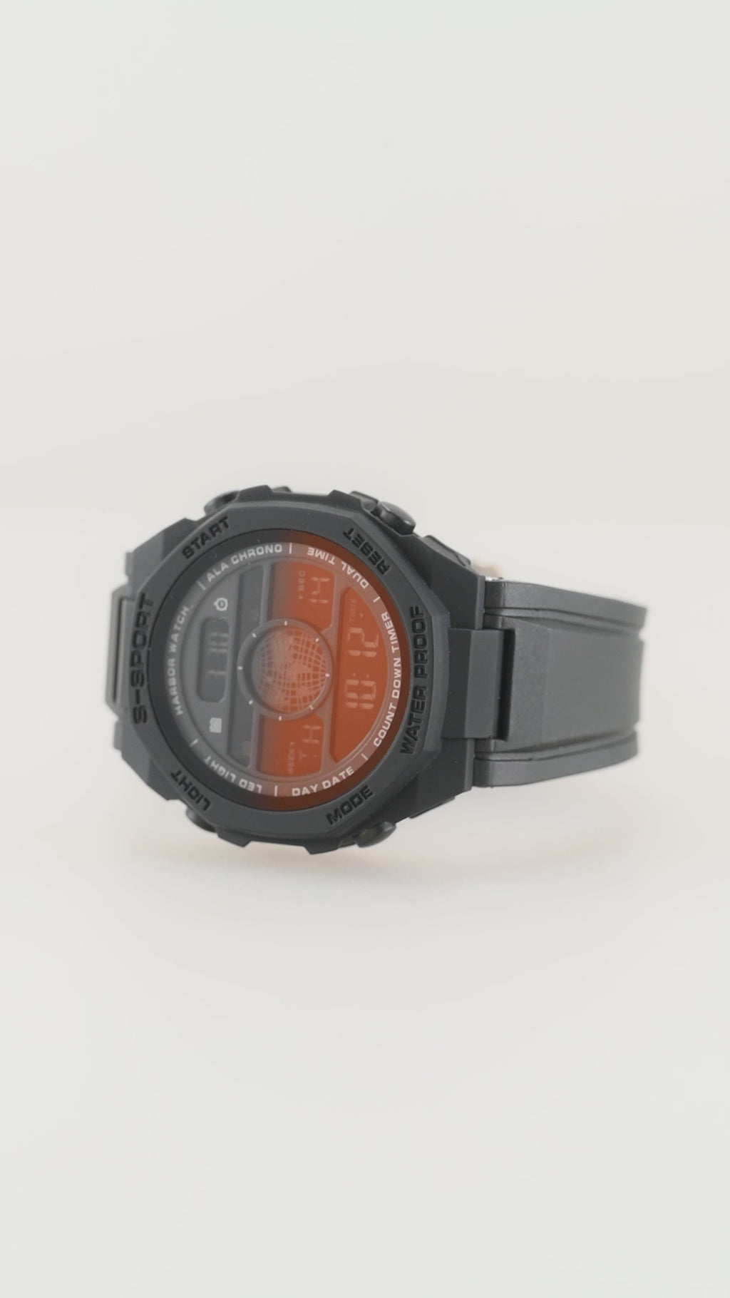 Harbor 9134 Black Digital Watch