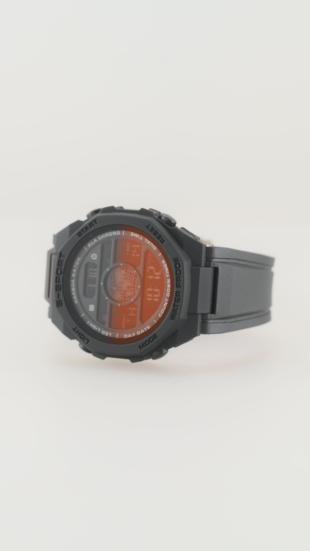 Harbor 9134 Black Digital Watch
