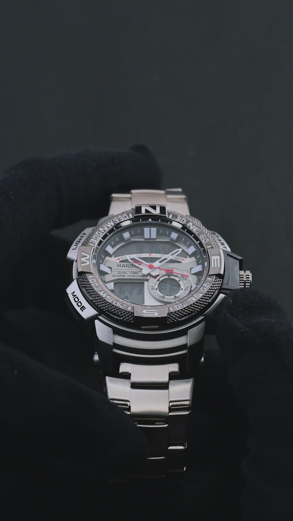Harbor 1007 Dual Time Sports Watch For Men