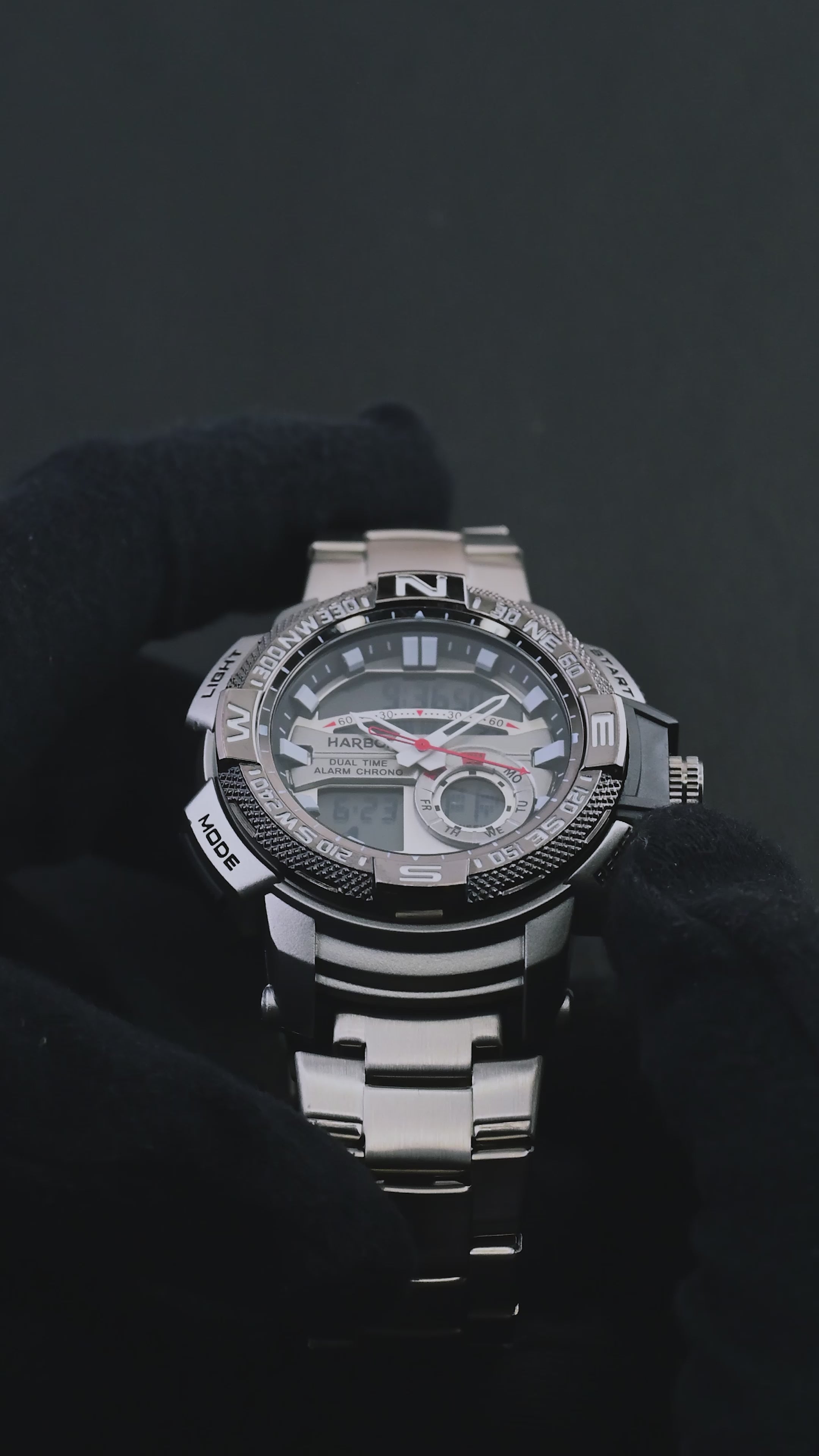 Harbor 1007 Dual Time Sports Watch For Men